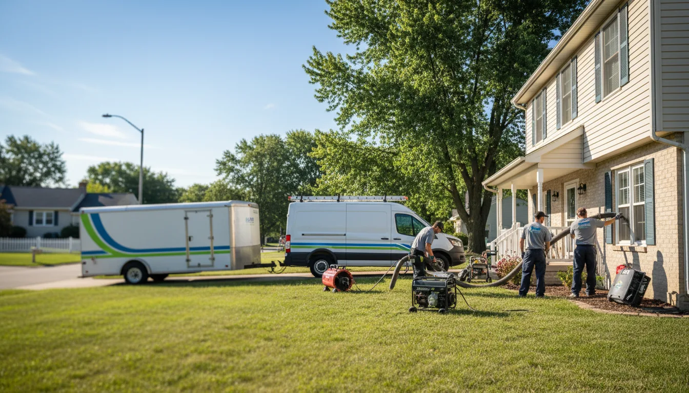 Flooded Basement Restoration And Cleanup With Repair in Frost, MN near me